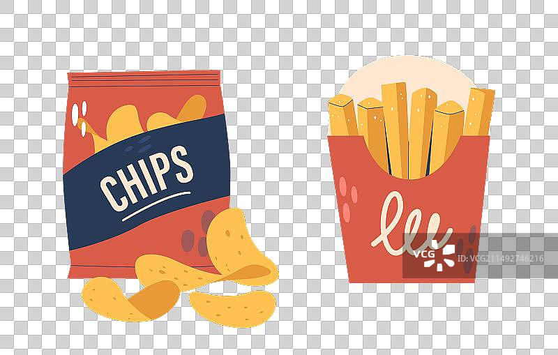 薄脆的调味薯片图片素材