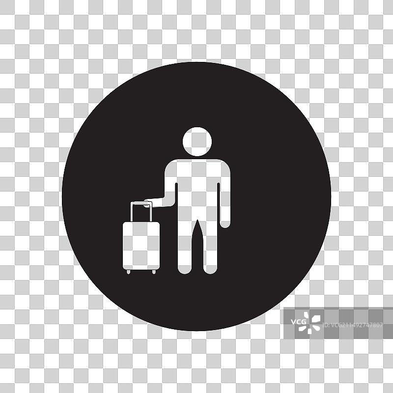 乘客等候区图标图片素材