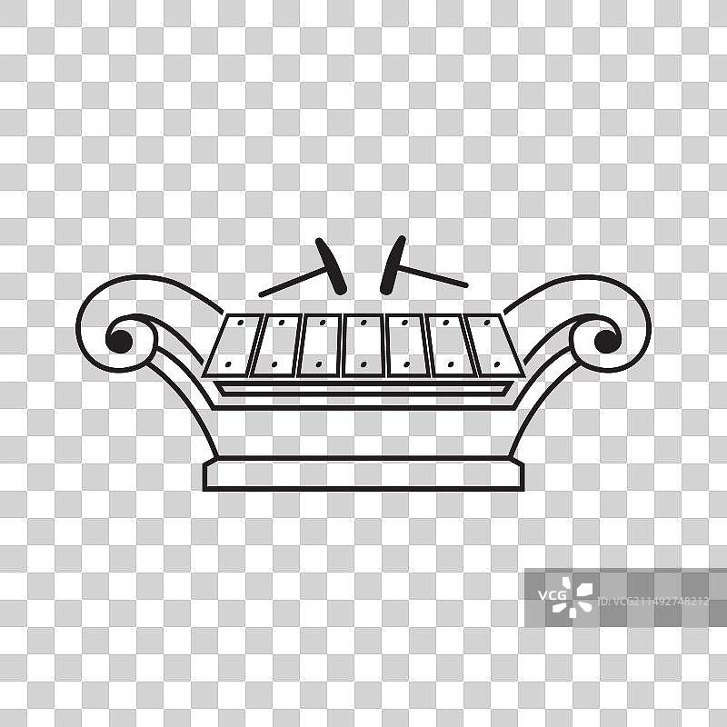 甘美兰乐器图标图片素材