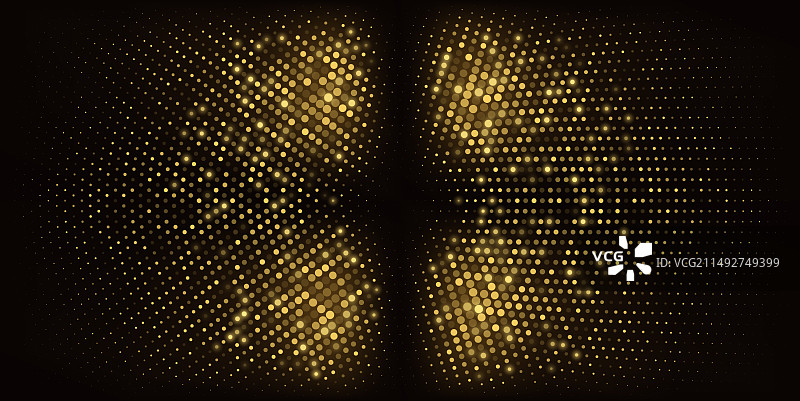 金色闪光星尘图片素材