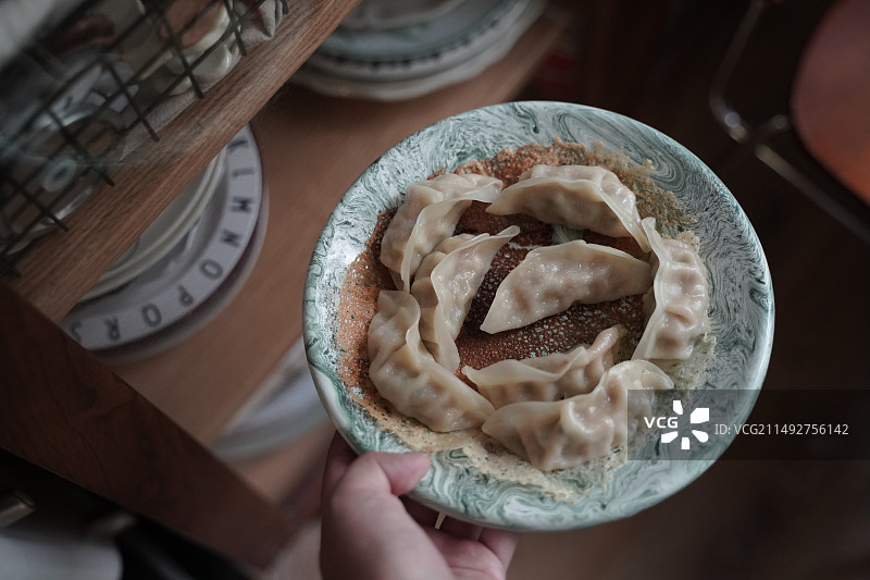 煎饺早餐图片素材
