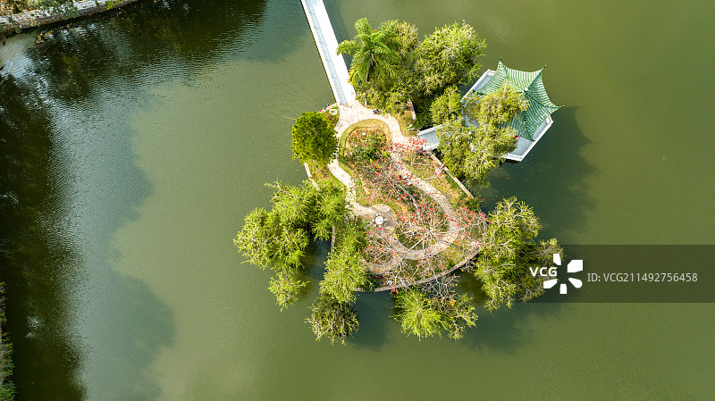 2022.3.3航拍广州暨南大学校园图片素材