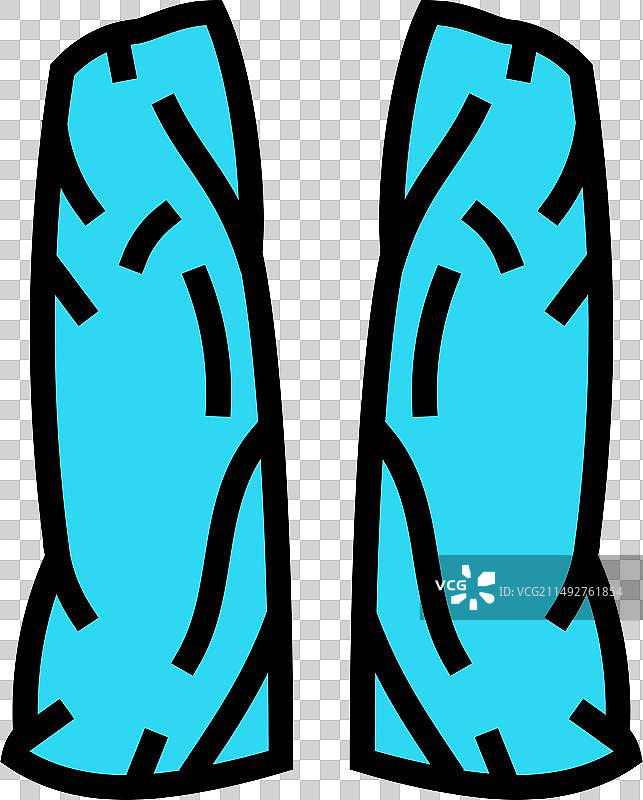 防护袖套个人防护用品彩色图案图片素材