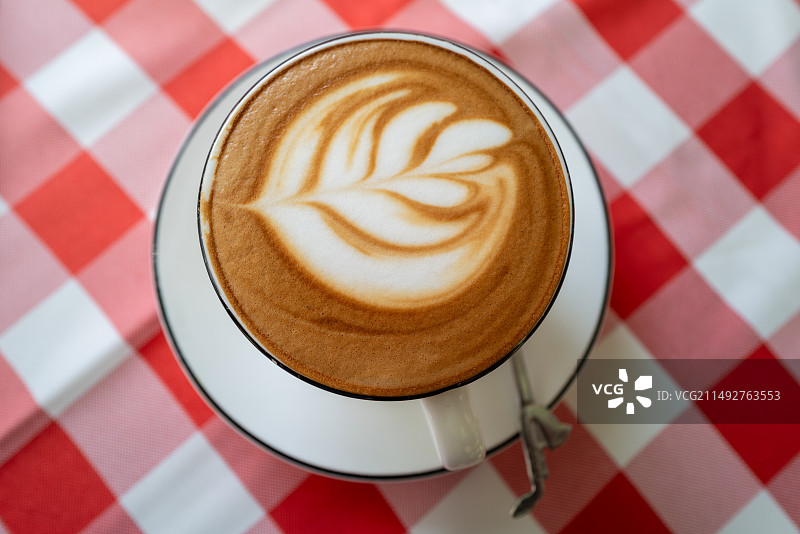 静物-咖啡-拉花图片素材