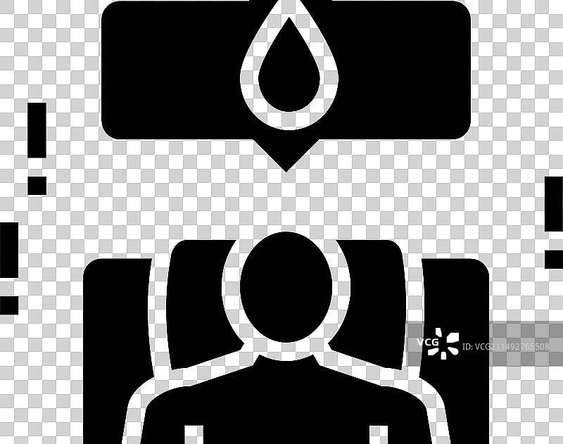 夜尿症泌尿科标志符号图片素材