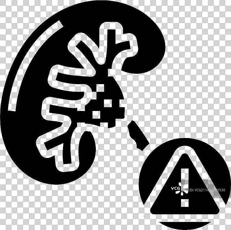 肾积水泌尿科标志符号图片素材