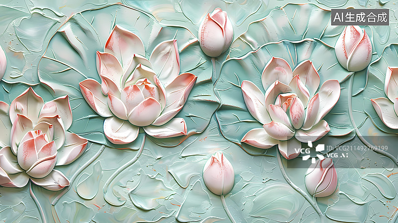 【AI数字艺术】复古玫瑰植物图案插画海报背景图片素材