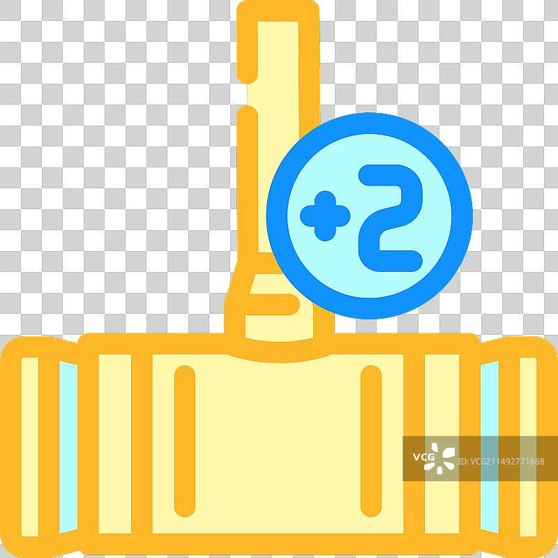 奶油色槌球游戏彩色图标图片素材