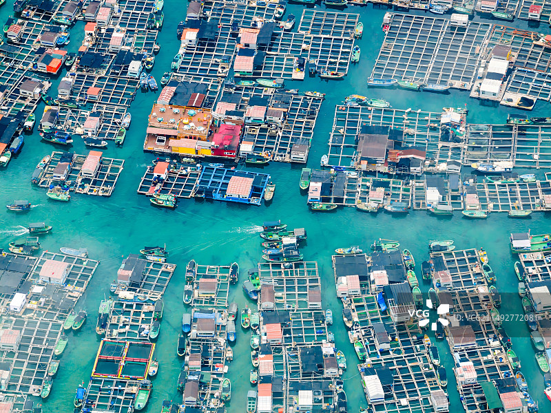 海南陵水疍家渔排图片素材