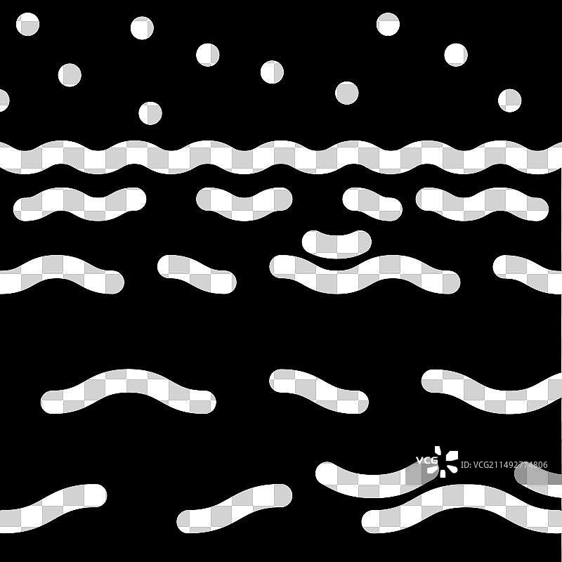 海浪潮汐发电Glyph图标图片素材