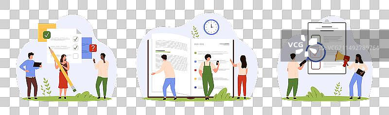 调查列表笔记文档审核服务图片素材