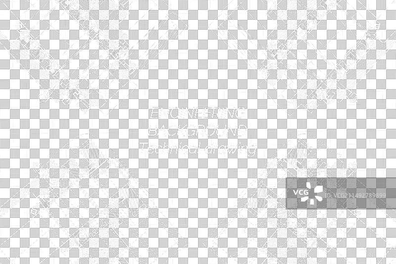 蓝色背景的机械工程图纸图片素材