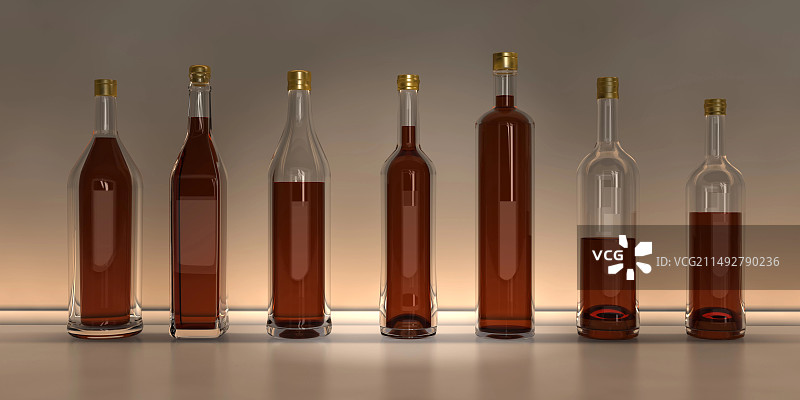 形态各异的酒瓶图片素材
