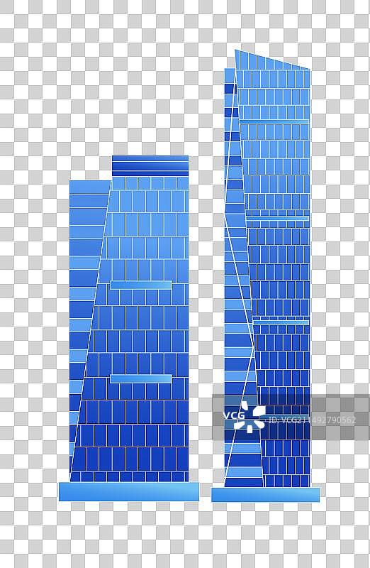 哈尔滨富力发光渐变科技炫酷商务地标旅游矢量城市图片素材