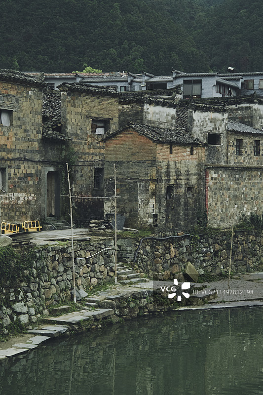 中国江南水乡小镇风光图片素材