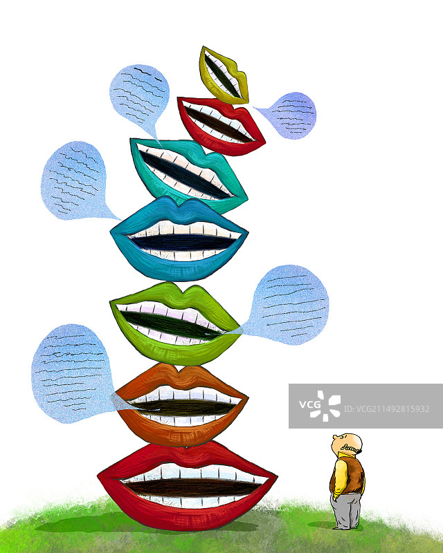 嘴，聆听，闲谈，聊天，沟通图片素材