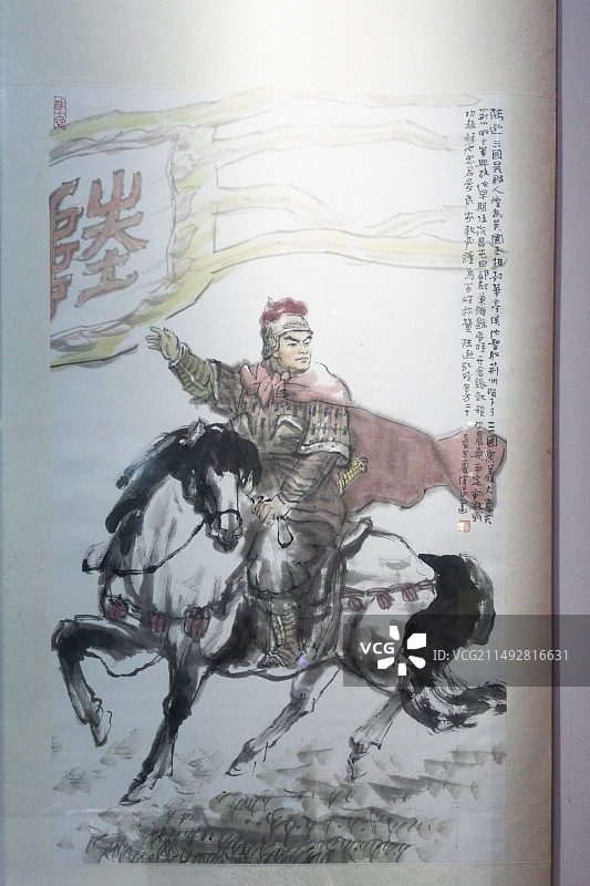 上海松江区方塔园陆逊画像图片素材