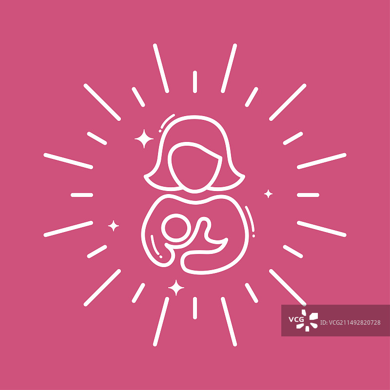 妈妈抱着婴儿图片素材