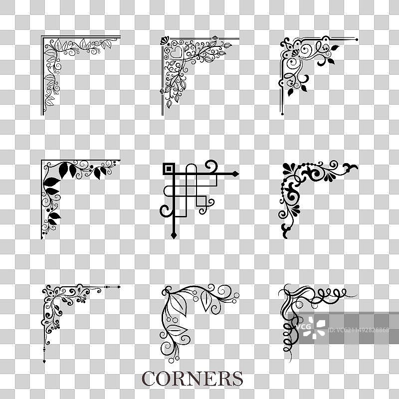 复古标牌框架旧装饰框架设计图片素材