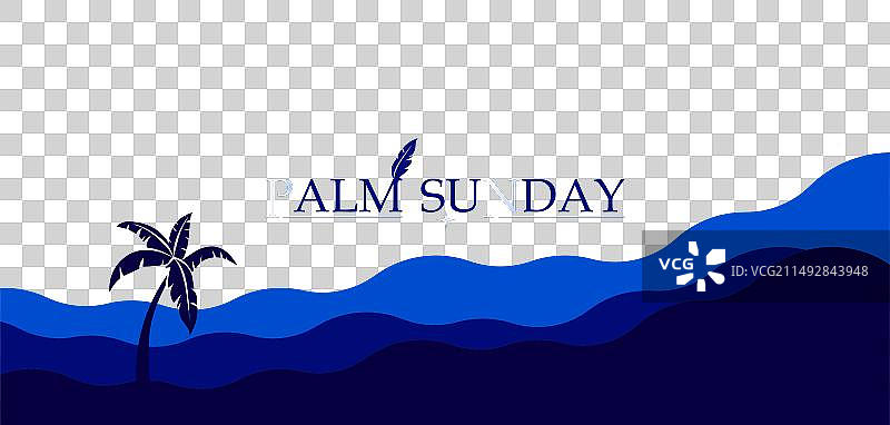 棕枝主日艺术反思图片素材