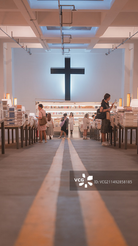 南京先锋书店五台山店图片素材