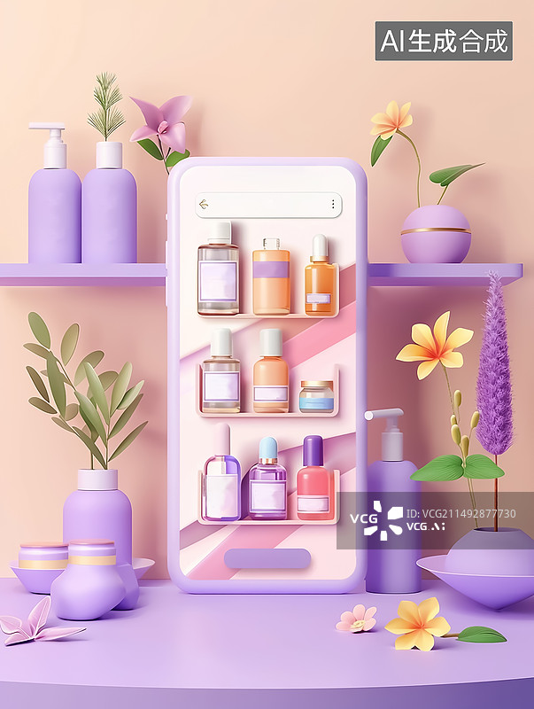 【AI数字艺术】电商618购物节商务海报图片素材