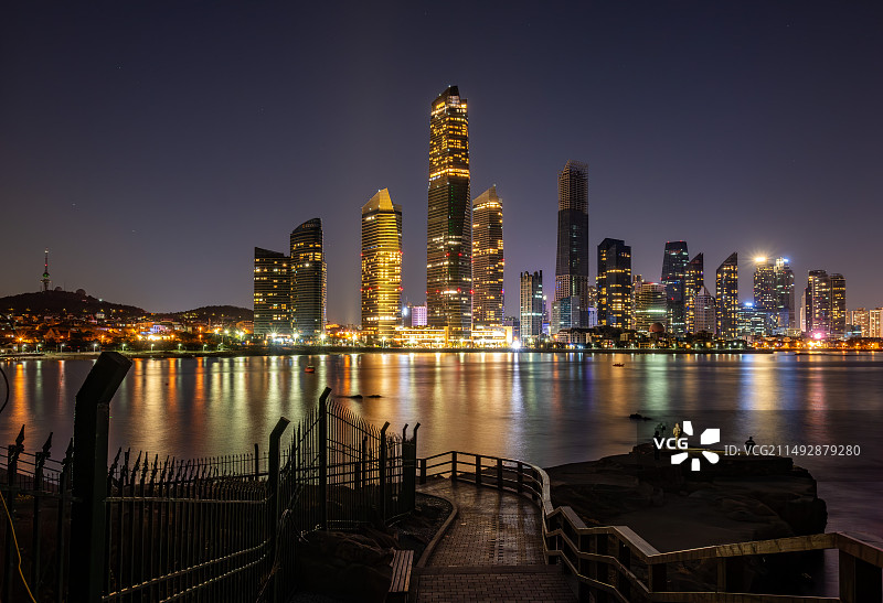 城市建筑夜景风光图片素材