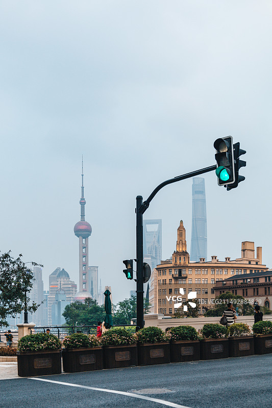 上海城市风光-东方之珠图片素材