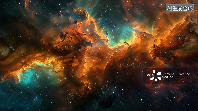 【AI数字艺术】背景 颜料  宇宙图片素材