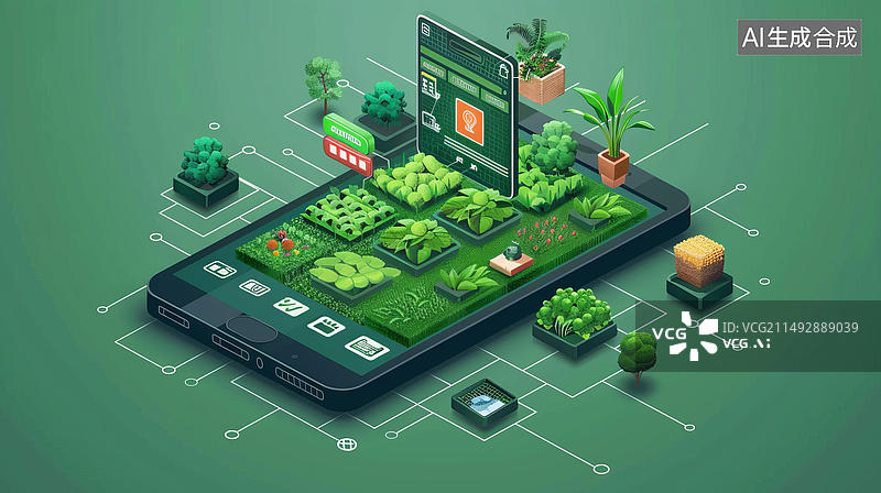 【AI数字艺术】利用农场管理软件优化农场运营图片素材