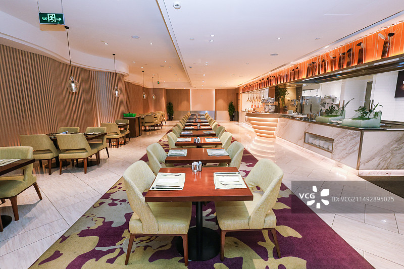 高级酒店西餐厅图片素材