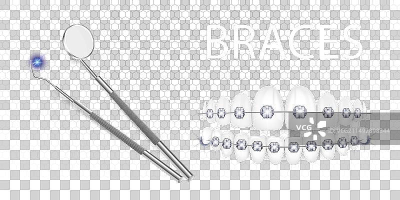 3D逼真牙齿模型图片素材