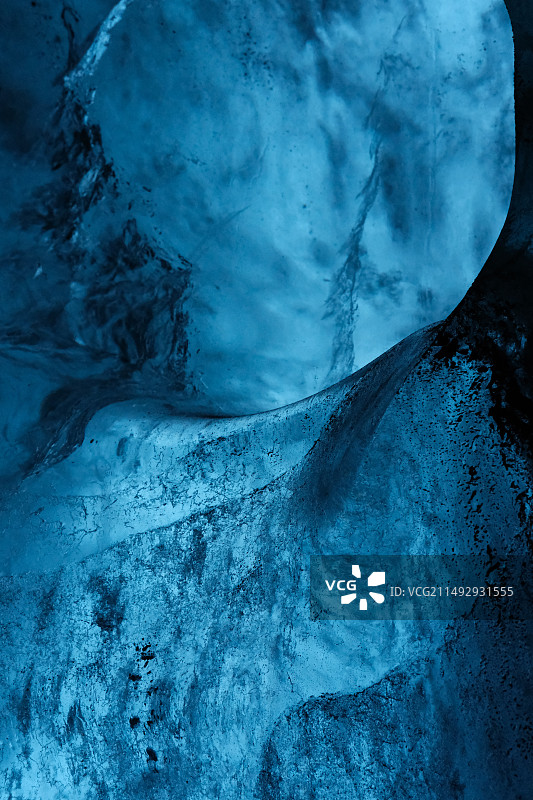 冰岛蓝冰洞图片素材