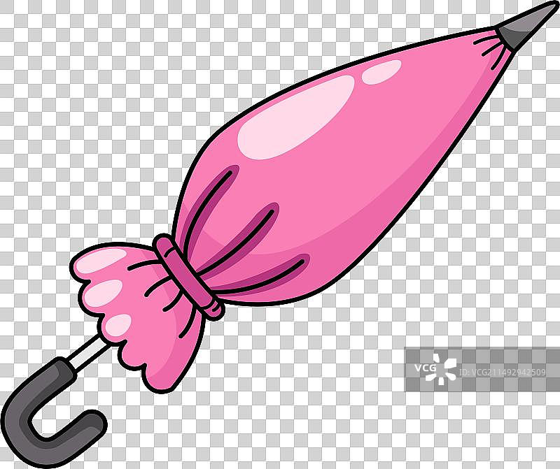 彩色雨伞轮廓白色背景图片素材