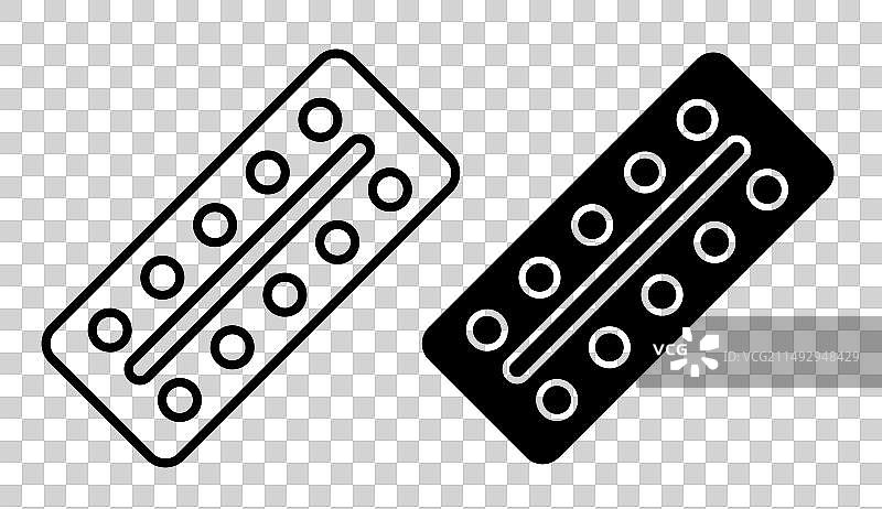 口服避孕药图标，女性节育图片素材