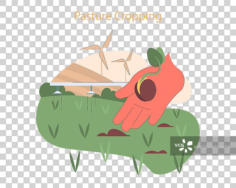 牧场种植概念图片素材