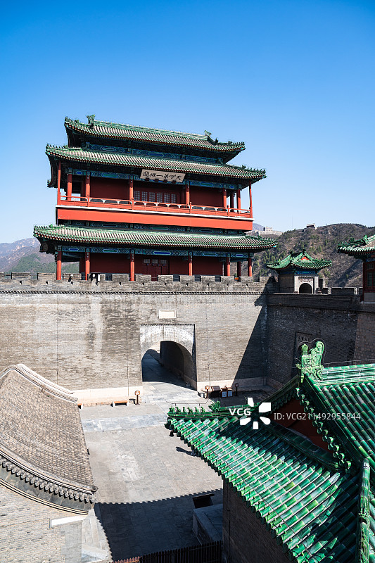 居庸关长城关城图片素材
