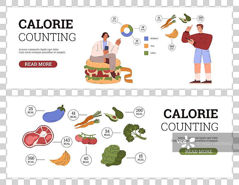 卡路里计算banner图片素材