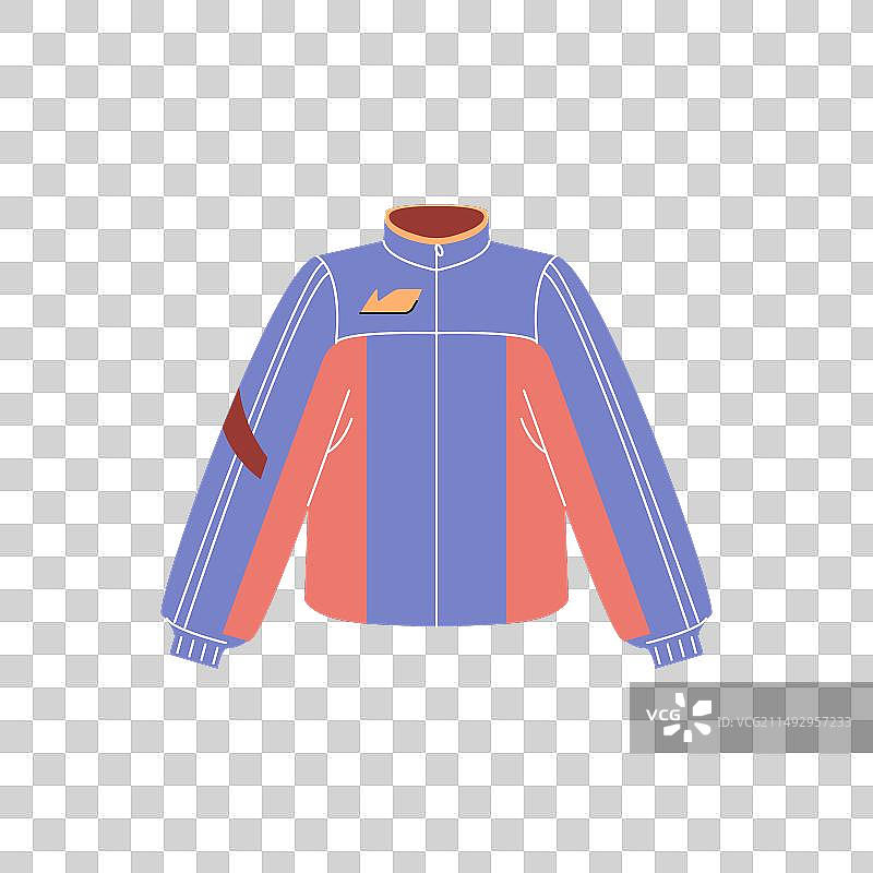 长袖飞行员夹克图片素材