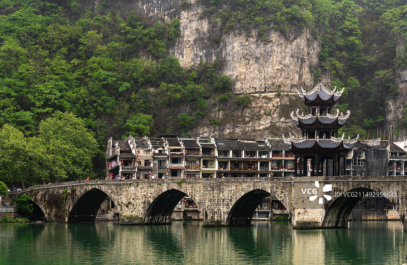镇远古城景色图片素材