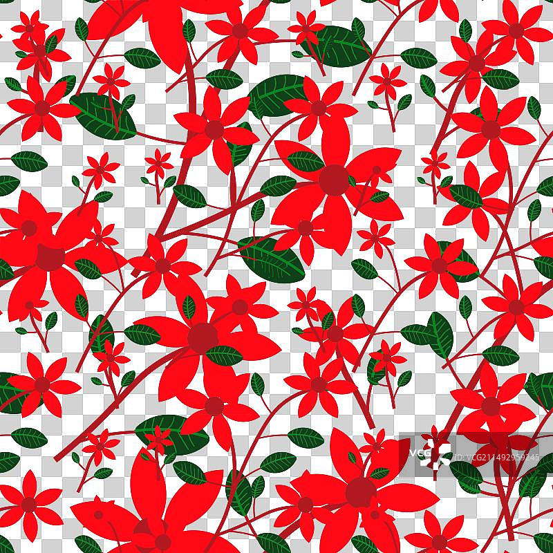 花卉无缝图案图片素材