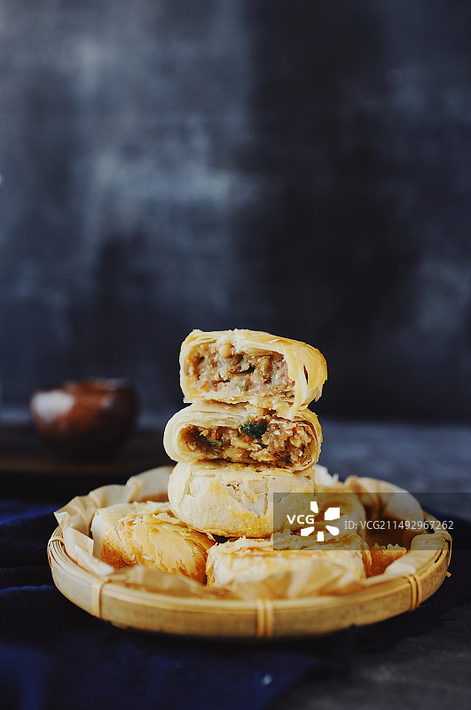 苏式月饼中式点心图片素材