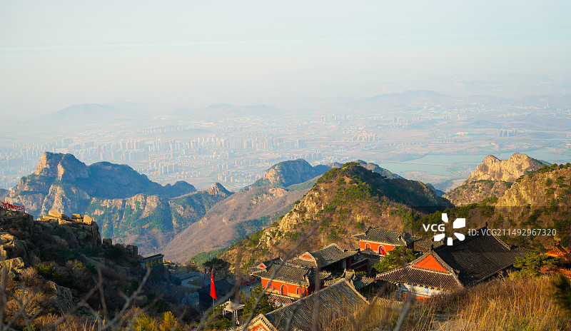 泰山碧霞祠图片素材