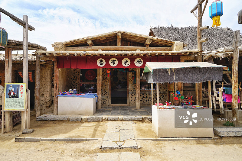 银川市宁夏镇北堡西部影视城图片素材