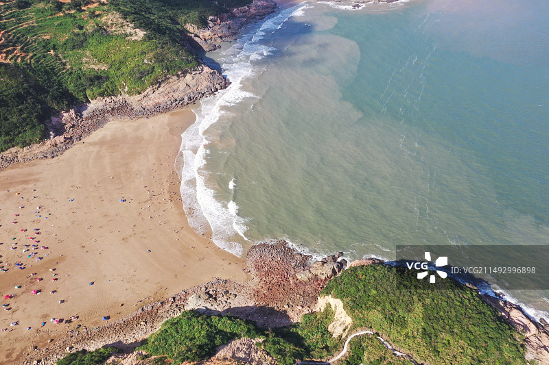 苍南沛垒沙滩图片素材