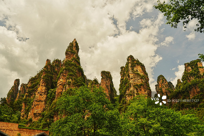 武陵源之金鞭溪图片素材