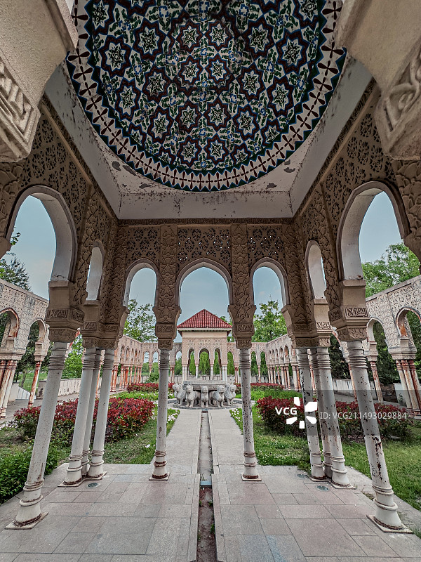 西安世博园英国自然风景园林图片素材