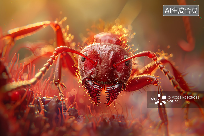 【AI数字艺术】入侵物种红火蚁图片素材