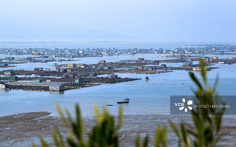 中国福建省霞浦县东安岛连家船图片素材