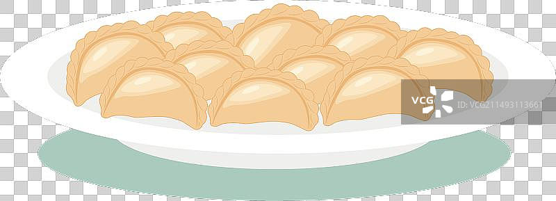 乌克兰民族美食饺子图片素材